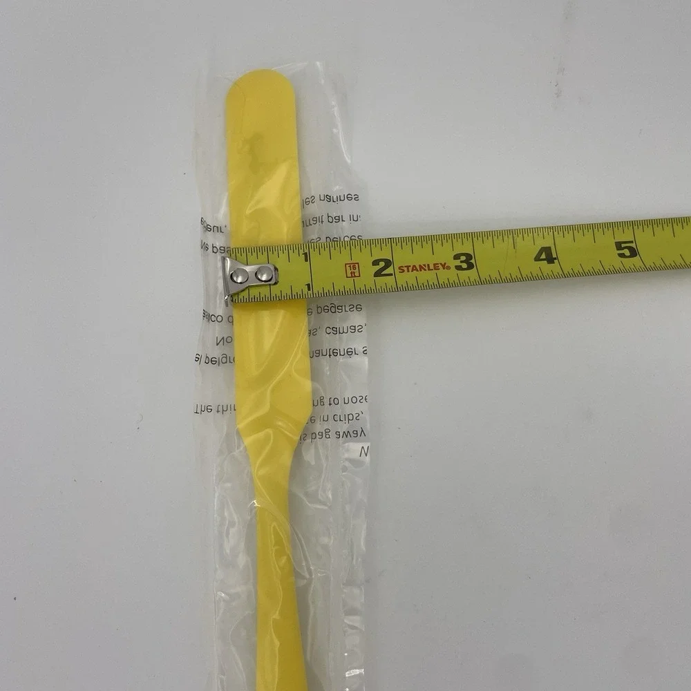 Yellow Silicone Spatula Cake Icing Frosting Spreader Kitchen Bowl Jar Scraper